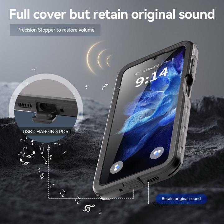 Immagine prodotto Redpepper Samsung Galaxy A16 - IP68 SAM Series Wasserdichtes Outdoor Case, schwarz (Samsung Galaxy A16)
