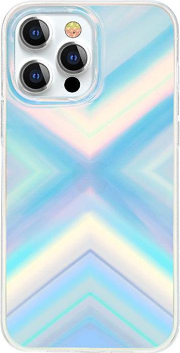 Actual product image Kingxbar Streamer Series 3D Triangle Pattern (Apple iPhone 13)