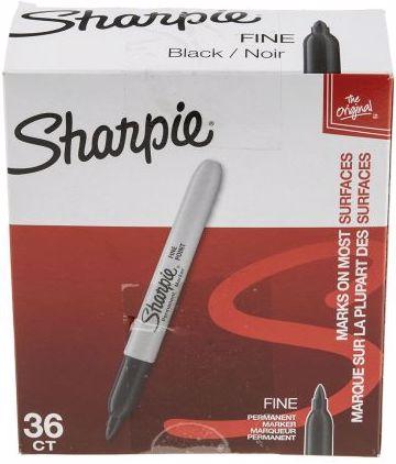 Produktbild Sharpie Fein Rundspitze (Grau, Schwarz, 0.90 mm, 36 x)