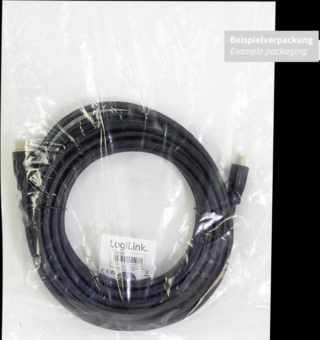 Produktbild LogiLink HDMI (Typ A) — HDMI (Typ A) (3 m, HDMI)