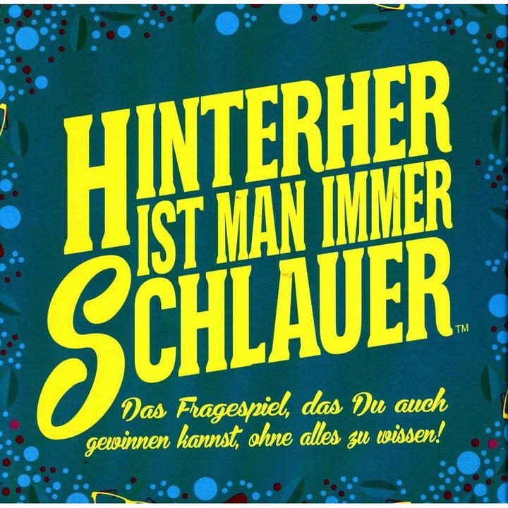 Image du produit Sujet de conversation : on est toujours plus intelligent après coup (Allemand)