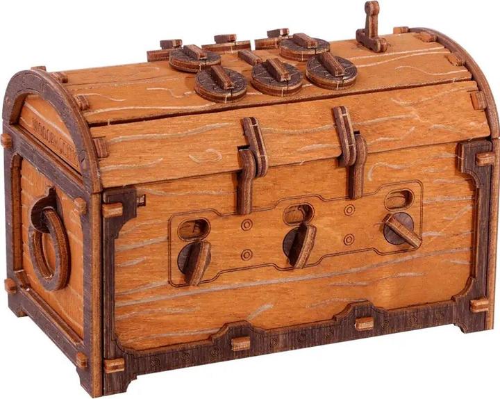 Actual product image WoodenCity Holzmodel 3D Treasure Chest (165 pieces)