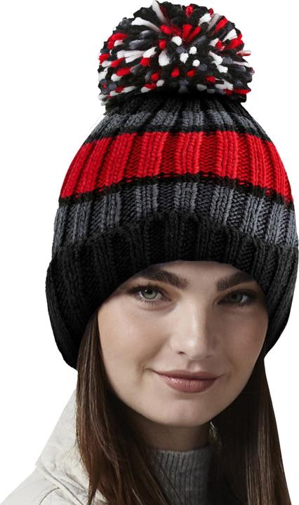 Actual product image Beechfield Hygge With Stripes Cap (One size)