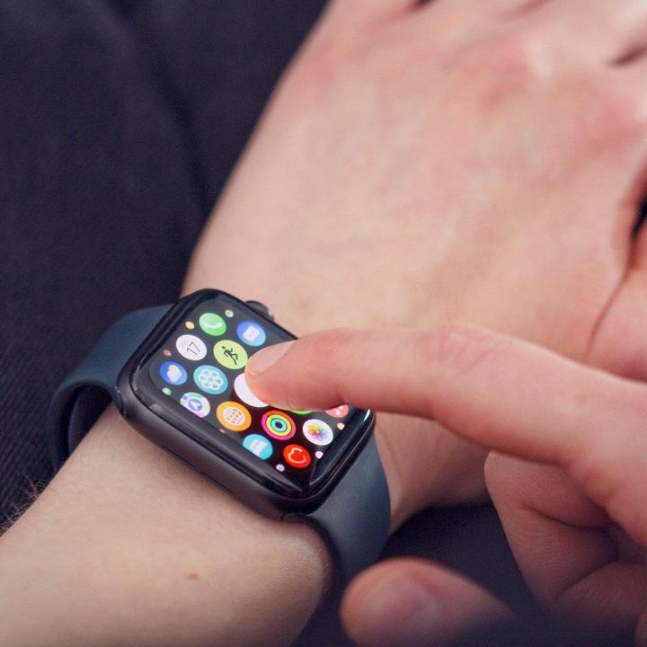 Actual product image Wozinsky Watch Glass Hybrid Glass for Apple Watch 3 38mm / Watch 2 38mm / Watch 1 38mm Black