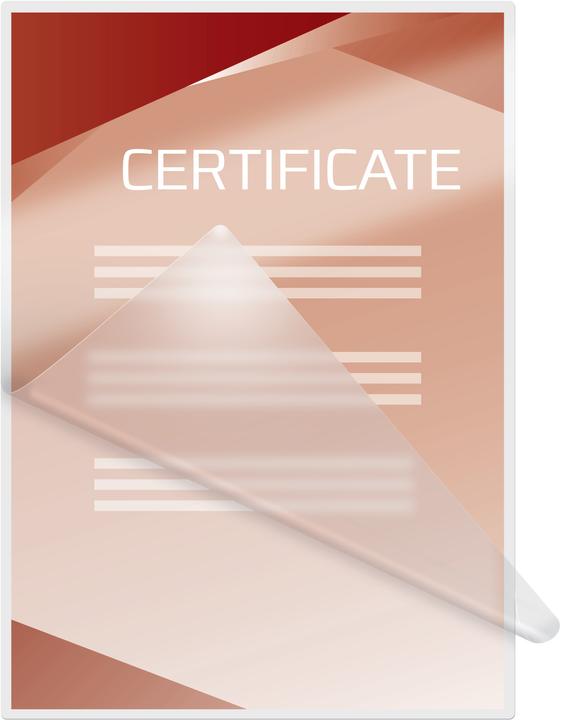 Image du produit GBC Feuille de plastification (A4, 100 pièce(s), 75 µm)