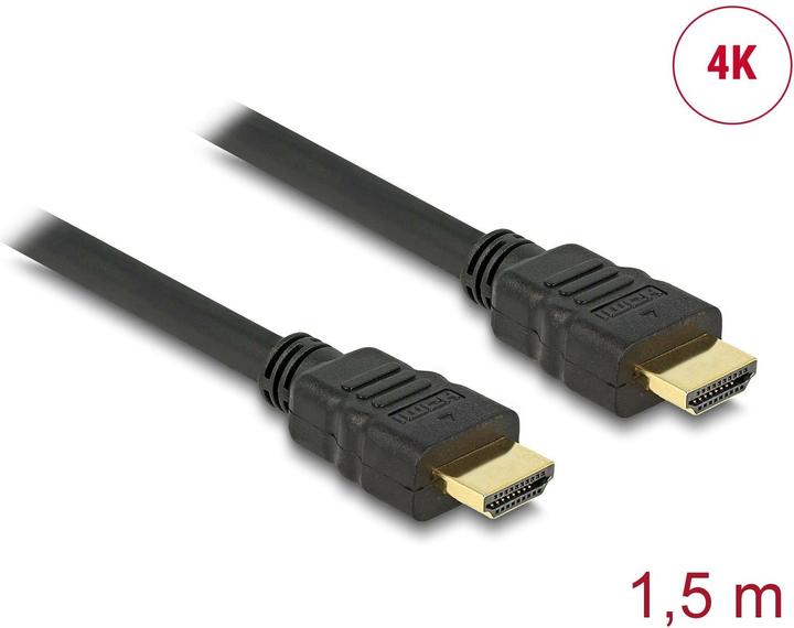 Delock HDMI (Typ A) — HDMI (Typ A) (1.50 m, HDMI)