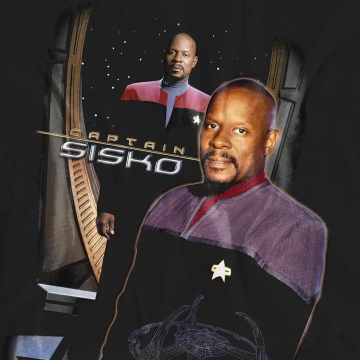 Actual product image Unisex Adult Captain Sisko T-Shirt (XXL)