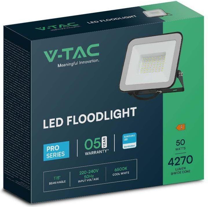 Immagine prodotto V-TAC LED 50W SAMSUNG CHIP PRO-S -44050 6500K 4270lm (4270 lm, IP65)