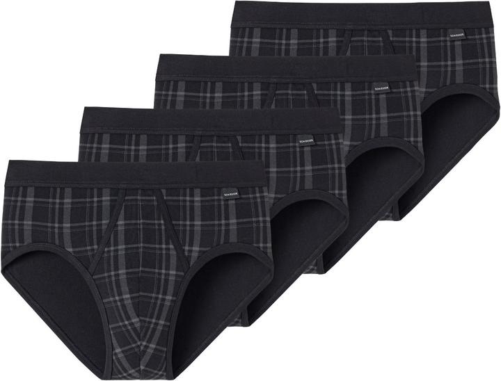 Image du produit Schiesser Lot de 4 slips de sport Original Classics à fines côtes avec intervention (4XL, paquet de 4)