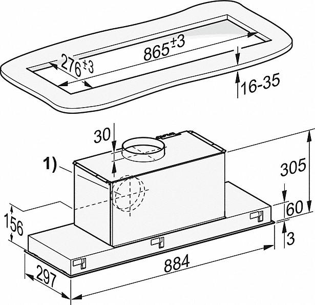 Actual product image Miele Da 2390 (Hut ventilator)