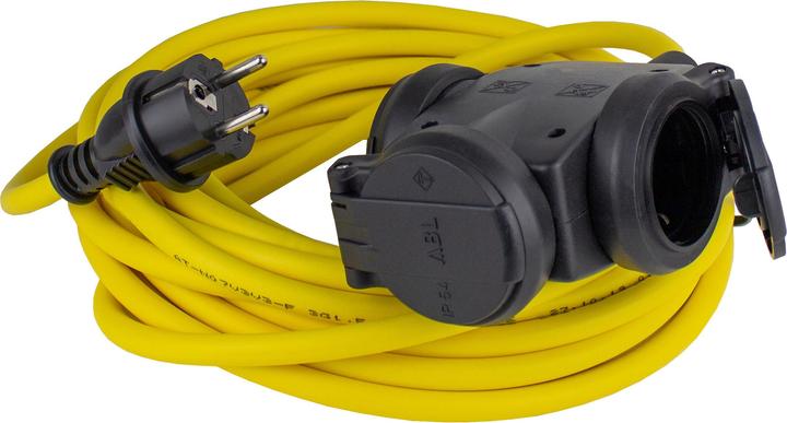 Immagine prodotto As - Schwabe 61455 Cavo di alimentazione giallo 5 m (3 x, CEE 7/3, 5 m)
