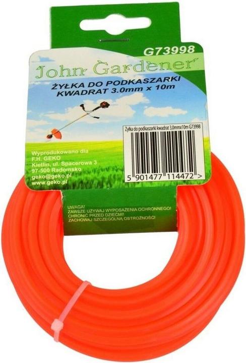 Actual product image GEKO Mowing thread, 3.0 mm, 10 m, square profile, nylon (Lawn mower)