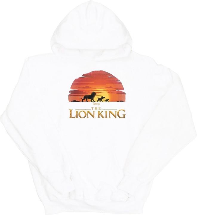Immagine prodotto Disney The Lion King Movie Sunset Logo Felpa con Cappuccio Ragazze (140, 146)