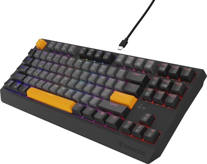 Produktbild Genesis Klawiatura Thor 230 TKL Outemu Red (NKG-2082) (US, Kabelgebunden, Kabellos)