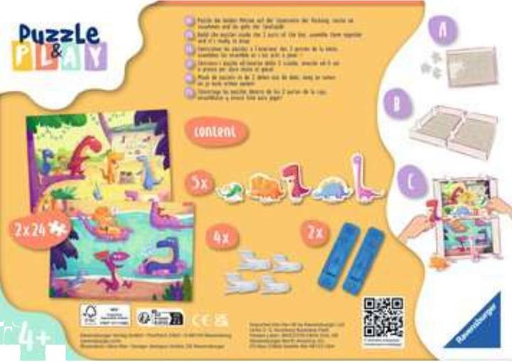 Immagine prodotto Ravensburger Dinosauri in estate (24 pezzi)