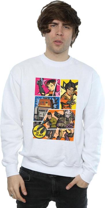 Immagine prodotto Star Wars Rebels Comic Strip Felpa Uomo (L)