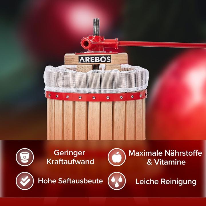 Actual product image Arebos Fruit press (CH plug)