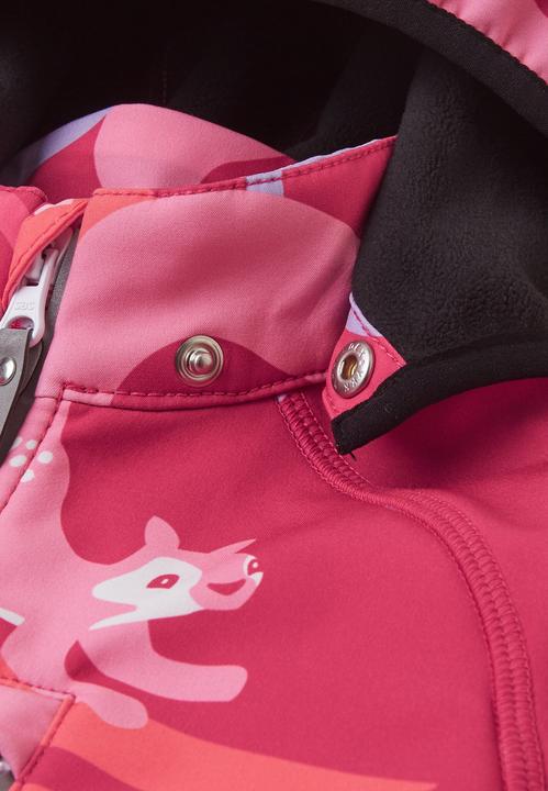 Produktbild Reima Kinder Softshell Jacke Vantti Bright Berry (80)