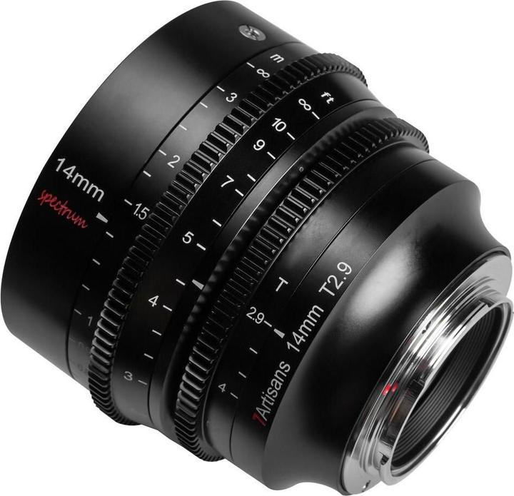 Image du produit 7artisans Spectrum 14mm T2.9 Canon RF (Canon RF, APS-C / DX)