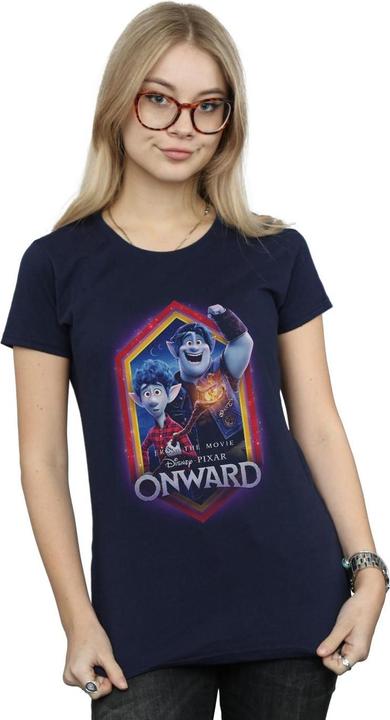 Immagine prodotto Disney Onward Brothers Crest Maglietta Donna (M)