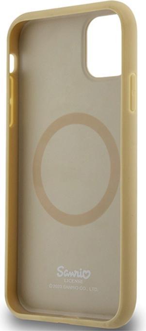 Immagine prodotto Hello Kitty HKHMN61PGHCKD iPhone 11 / Xr 6.1" złoty/oro custodia rigida in pelle Kitty Head MagSafe (Apple iPhone 11)