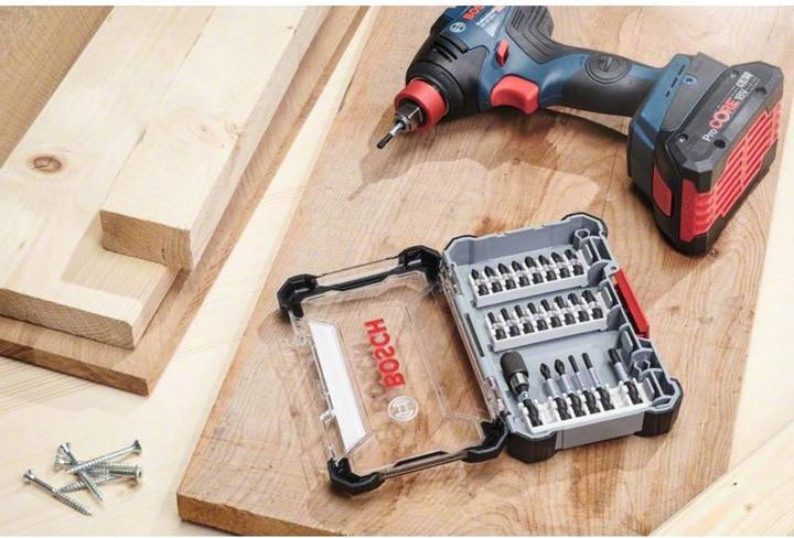 Produktbild Bosch Professional Zubehör 36-tlg. Impact Control Schrauberbit-Set (Kreuz Phillips PH M1, Kreuz Phillips PH M2, Kreuz Pozidriv PZ M2, Kreuz Phillips PH M3, Kreuz Pozidriv PZ M3)