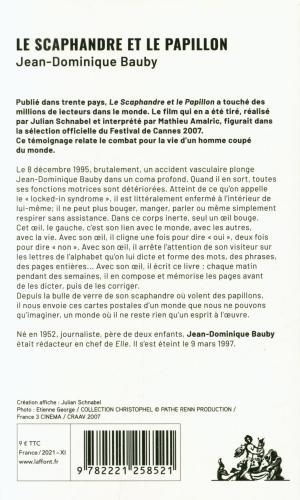 Image du produit Le scaphandre et le papillon (Français, Jean-Dominique Bauby, 2021)