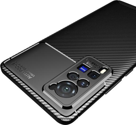 Actual product image MU Style Carbon Fiber TPU Softcase Series (Vivo X60 Pro)