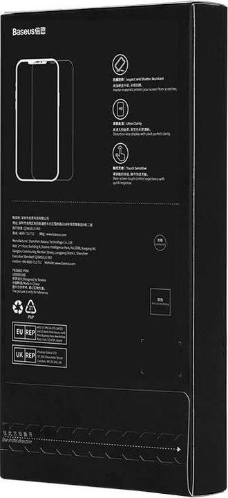 Actual product image Baseus Tempered Glass Corning for iPhone 13 Pro Max/14 Plus with built-in dust filter (1 Piece, Apple iPhone 13 Pro Max)