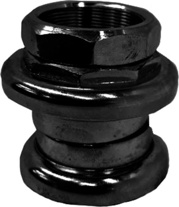 Hudora 1 Steuersatz, schwarz