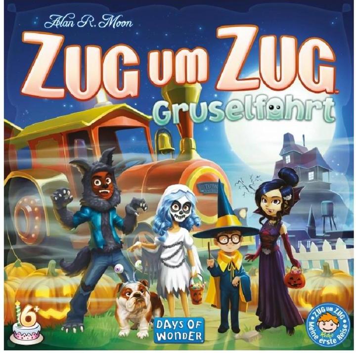 Days of Wonder DOWD0030 - Zug um Zug: Gruselfahrt, Brettspiel, für 2-4 Spieler, ab 6 Jahren (DE-Ausgabe) (German)