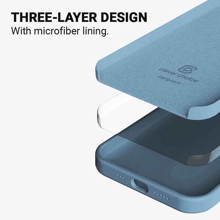 Actual product image Crong COLOR COVER - CASE IPHONE 13 PRO MAX (Blue) universal (Apple iPhone 13 Pro Max)