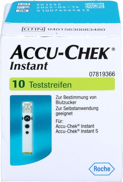 Actual product image Roche ACCU-CHEK Instant Test Strips, 1X10 St TTR (Test strips)