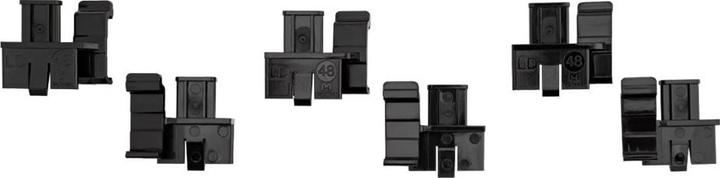 Realwear MSA Front Brim Top Mount Clips - Left Eye User 3 Pairs HMT-1 Navigator 500 Series