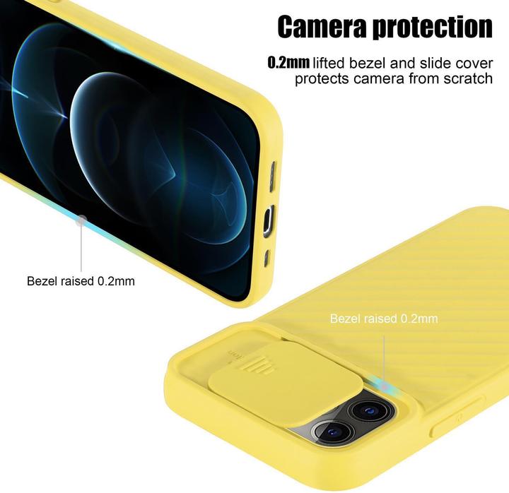 Actual product image Cadorabo TPU cover with camera protection (Apple iPhone 13 Pro Max)