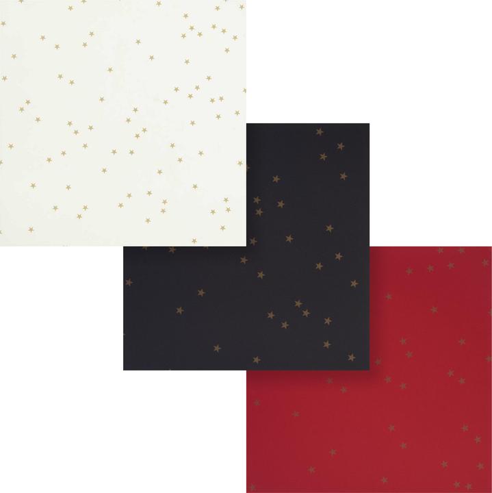 Image du produit Rico Design Dépliants "Étoiles d'or", 32 feuilles (130 g/m², 32 x)