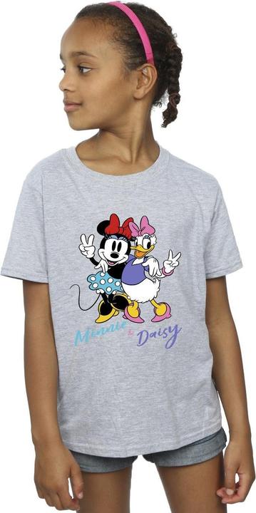 Actual product image Disney Girls Minnie Mouse And Daisy Cotton T-Shirt (152, 158)