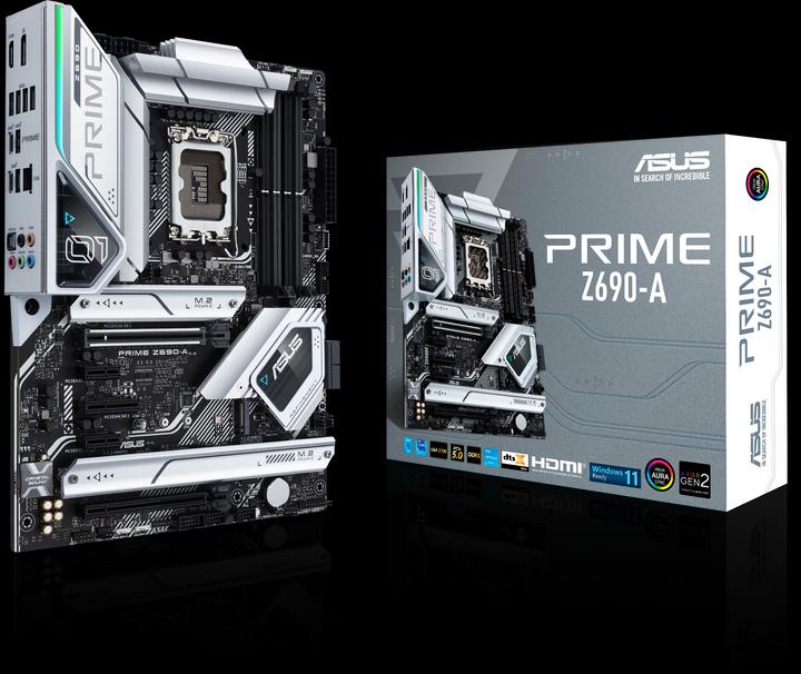 Produktbild ASUS Prime Z690-A (LGA 1700, Intel Z690 (DDR5), ATX)