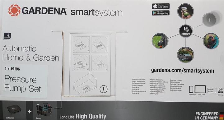 Actual product image Gardena Smart Pressure Pump Set (Smart Pressure Pump)