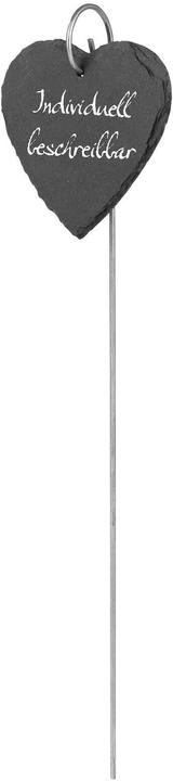 Image du produit Hoberg Pflanzschilder Set Schiefer Herz, 10 Stück, Zubehörtyp (40 cm, 10 cm)