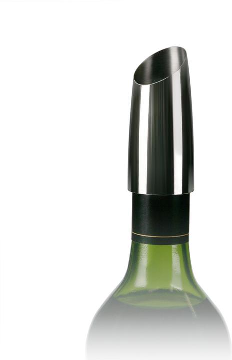 Image du produit MGA Nuance Bec verseur à vin, acier inoxydable, argent, 18x12x9 cm (Verseur de vin)