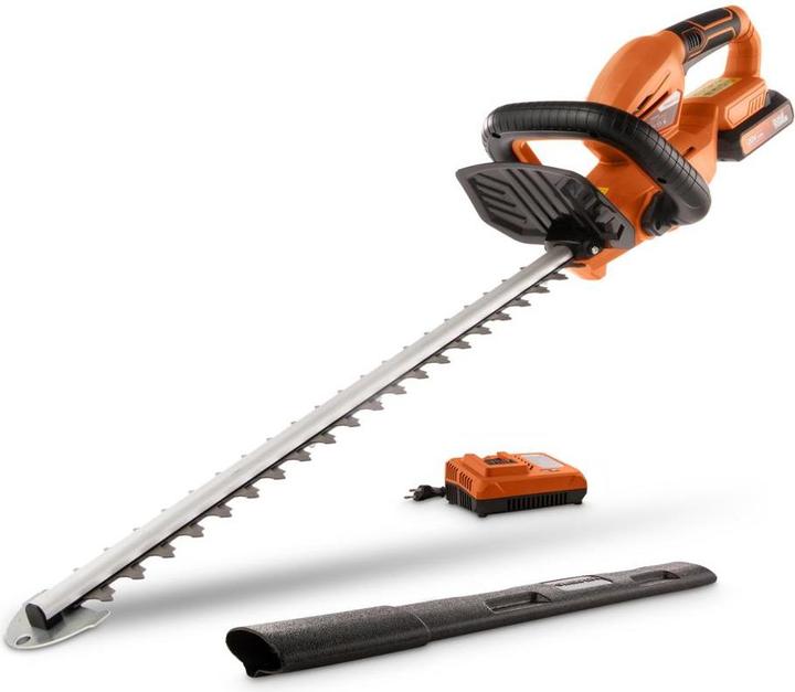 Actual product image Powerplus Dual Power Hedge Trimmer 20V 580mm - incl. battery 20V 2.0Ah and charger (Cordless hedgecutters)