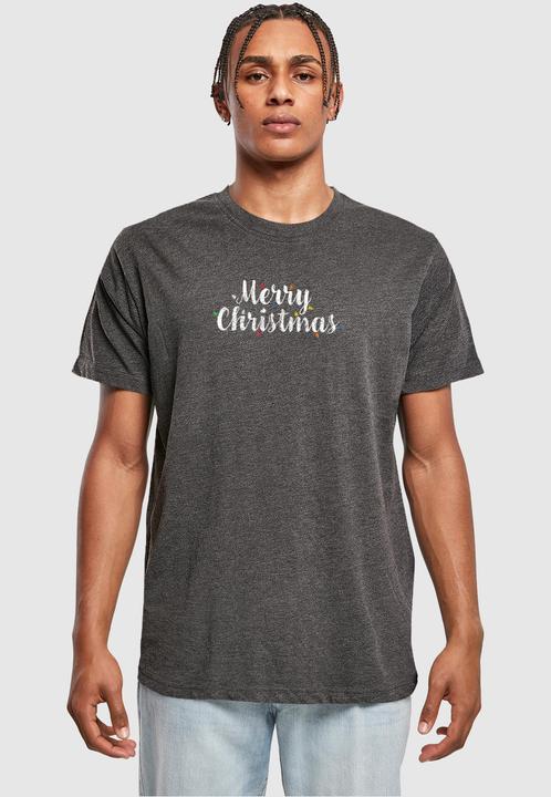 Image du produit Merchcode Merry Christmas Lights T-shirt col rond - 111717 (M)