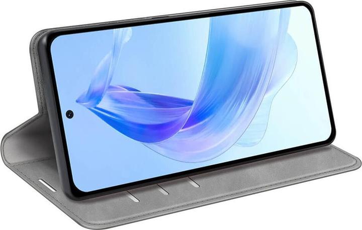 Actual product image Cover-Discount Honor 90 Lite - Stand Flip Case Cover grey (Honor 90 Lite)