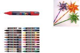 Actual product image Posca Marker PC-5M round tip (Ivory, 2.50 mm, 1 x)