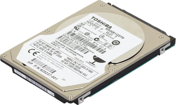 HP 500GB 5400RPM SATA RAW 2.5IN (0.50 TB, 2.5")