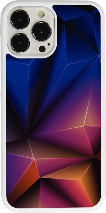 Image du produit PhoneLook Coque Silicone rigide blanc Abstract Triangles (Apple iPhone 13 Pro Max)