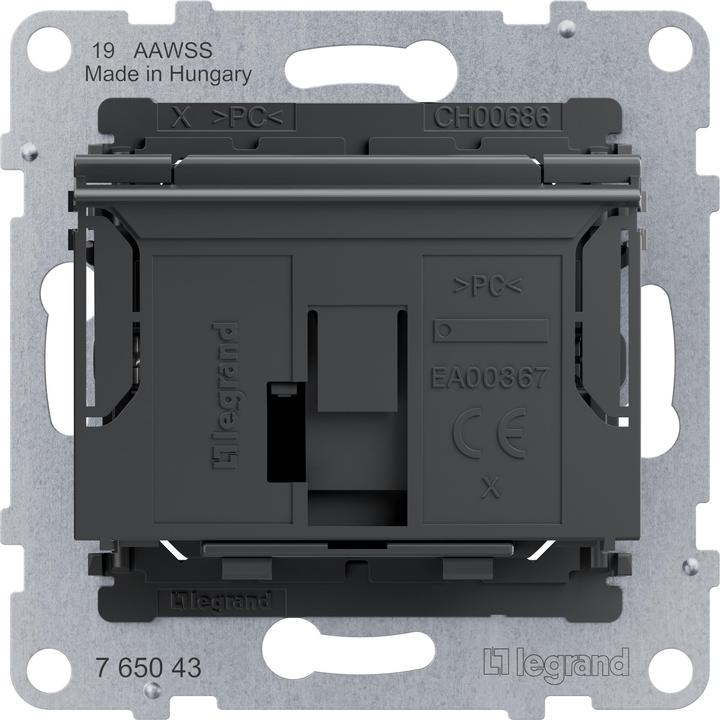 Actual product image Legrand SEANO mechanical hotel card switch insert, switching capacity: 30 VA, 765043