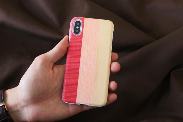 Immagine prodotto Man&Wood Custodia per smartphone iPhone X/XS rosa torta bianca (Apple iPhone X, Apple iPhone XS)