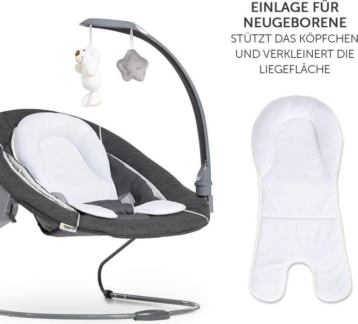 Actual product image Hauck Highchairs Alpha Plus White Newborn Set Deluxe - 4-piece highchair (Highchair)